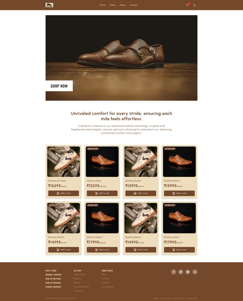 ECOM Frontend preview