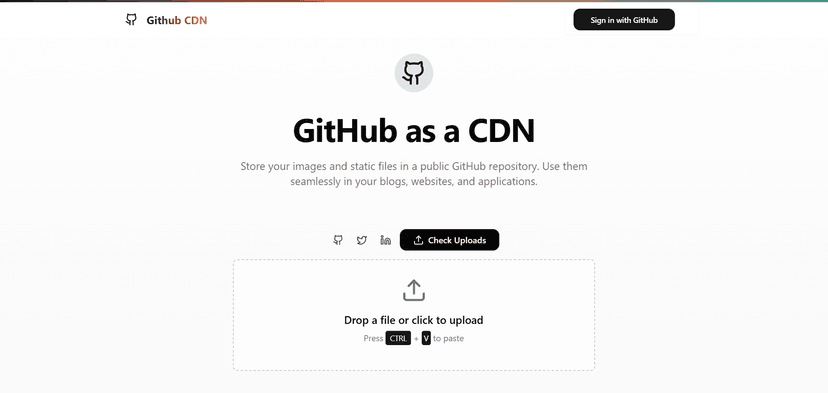 Github As CDN preview